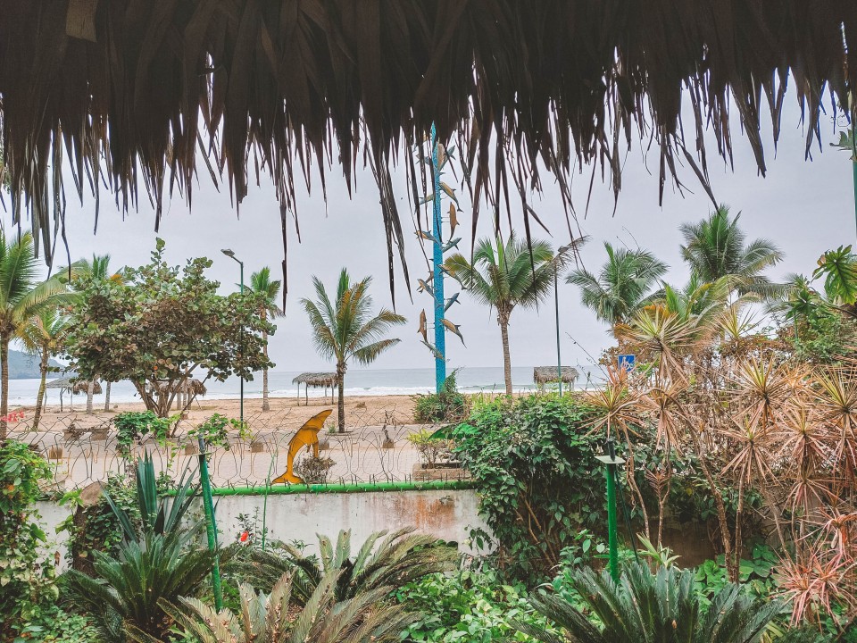 La spiaggia di Puerto Lopez