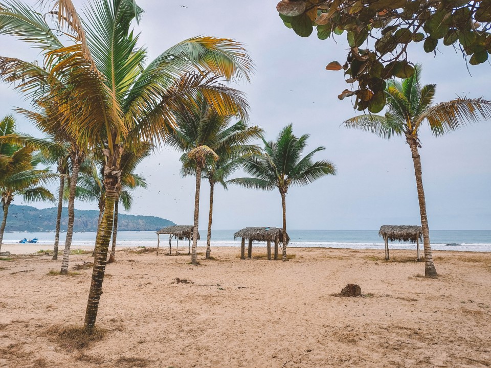 La spiaggia di Puerto Lopez