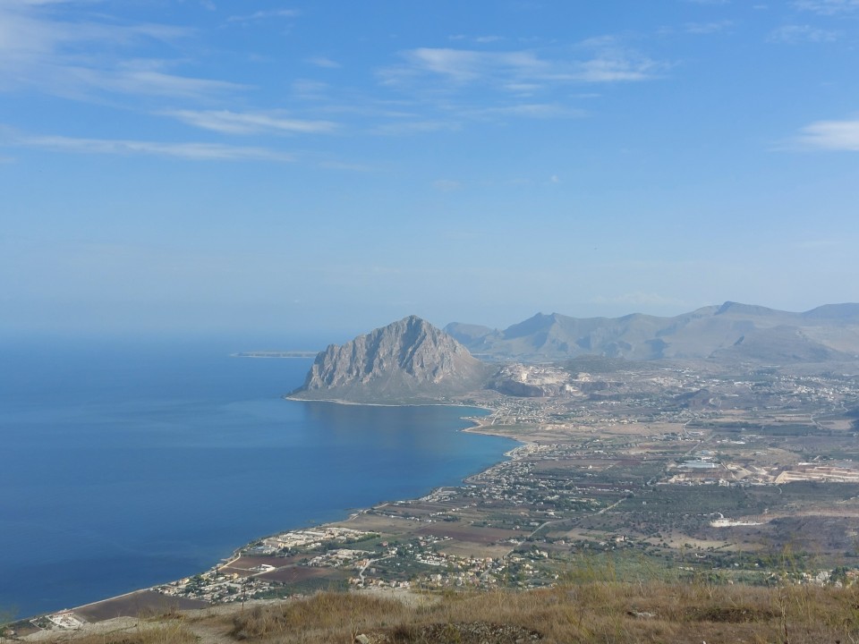 Monte Cofano visto da Erice