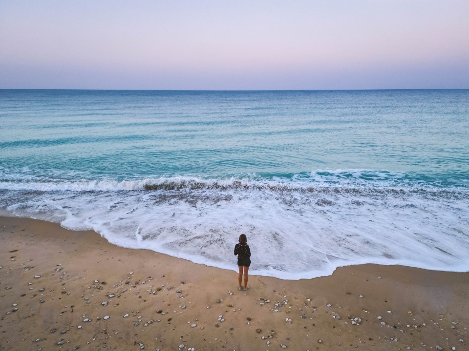 Lido Fuggitella all'alba