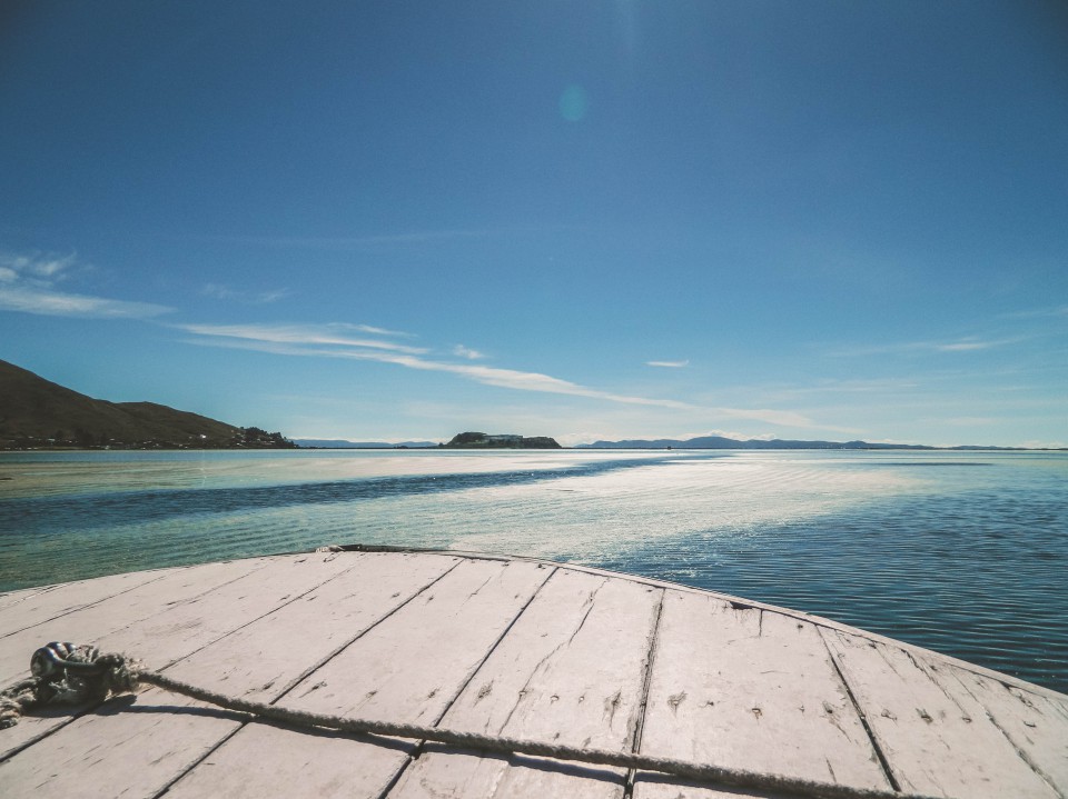 Partenza in barca da Puno