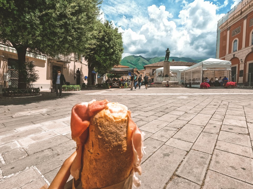 Panino con il Prosciutto crudo di Norcia