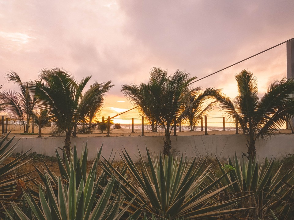 Tramonto a Canoa