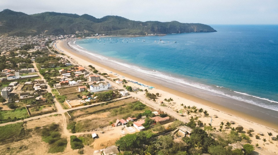 La spiaggia di Puerto Lopez