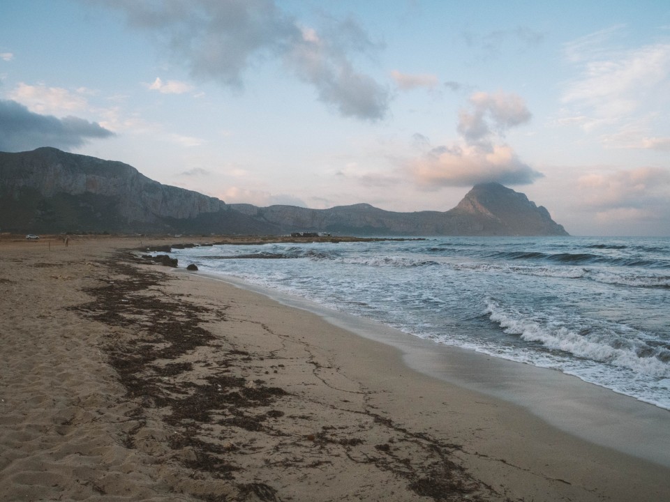 Il Monte Cofano dalla Baia di Santa Margherita