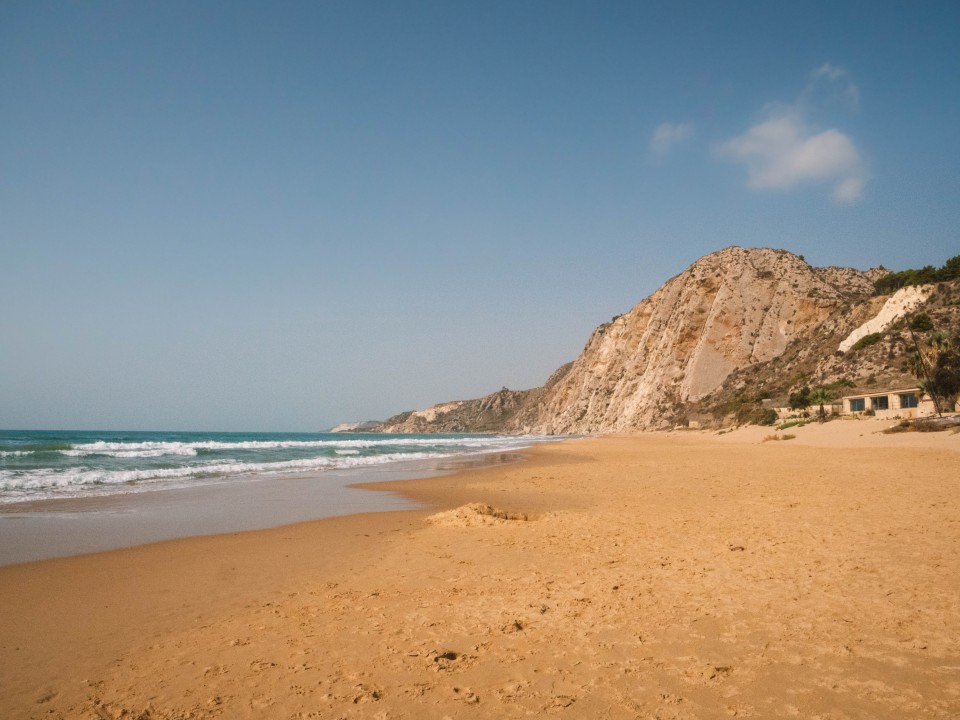 La spiaggia di Siculiana Marina