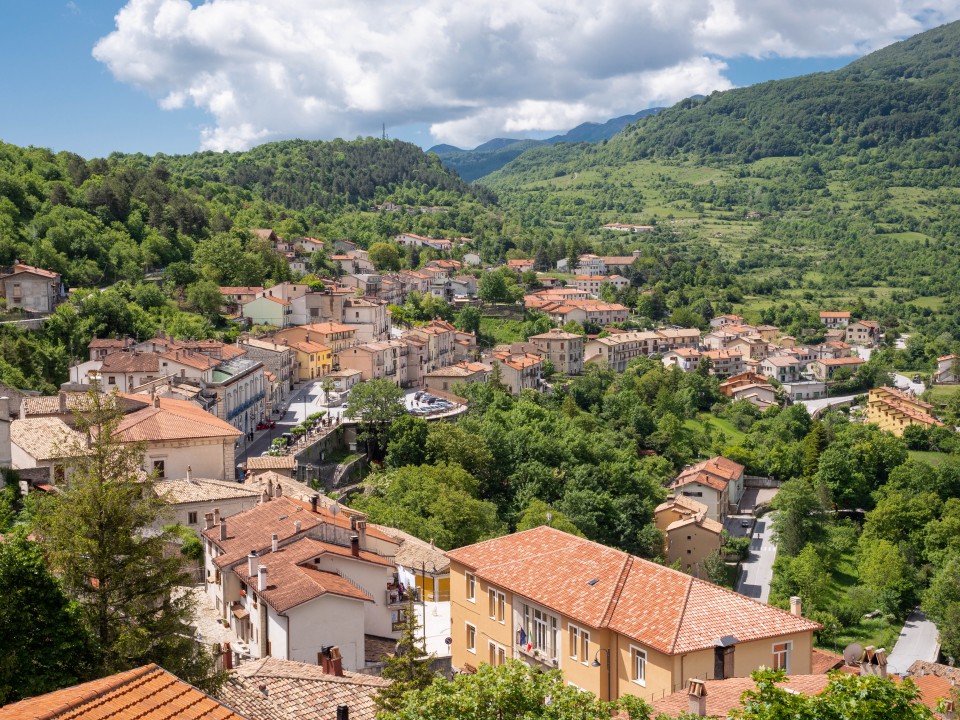 Vista dal Castello di Barrea