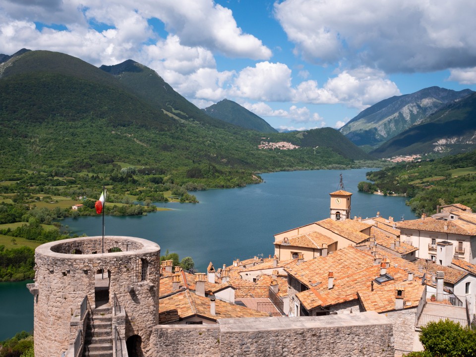 Vista dal Castello di Barrea