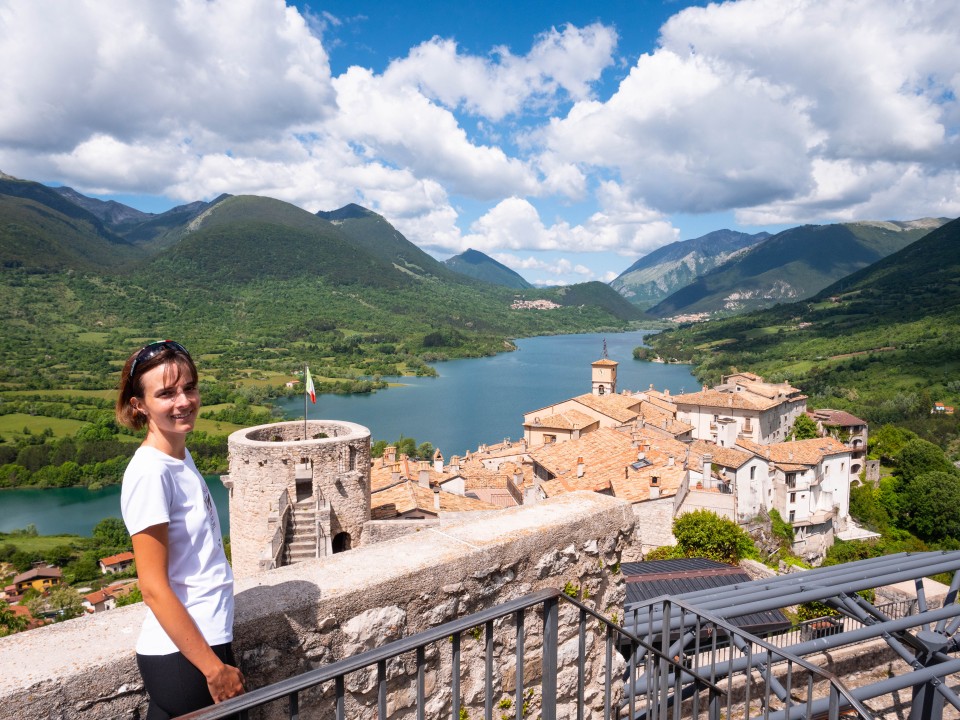 Vista dal Castello di Barrea