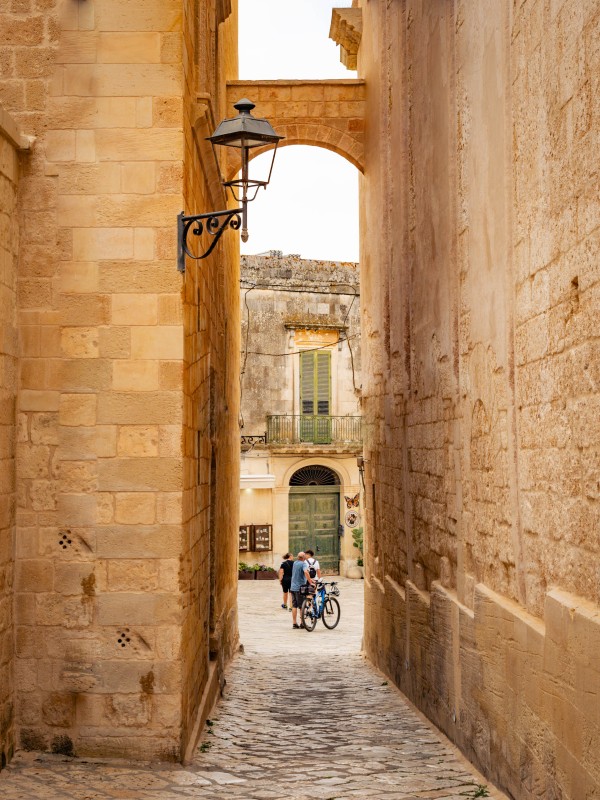 Le vie del centro storico di Otranto