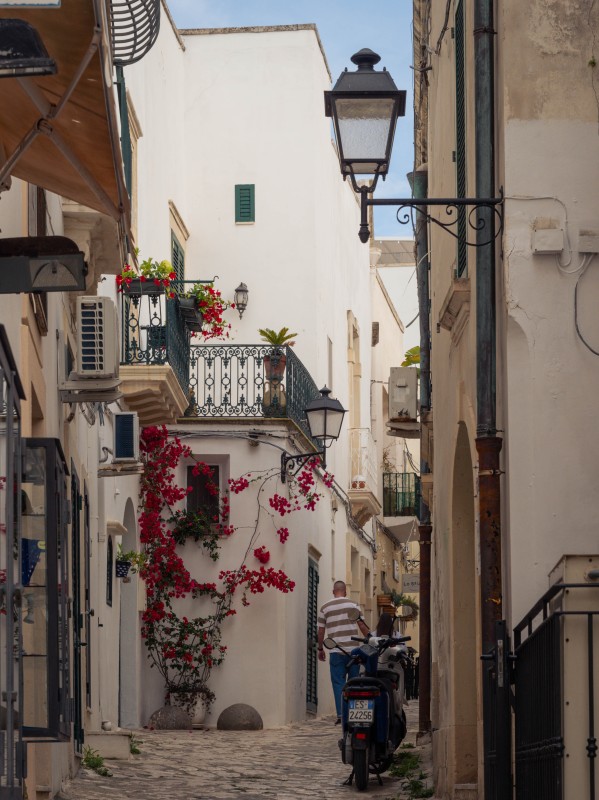 Le vie del centro storico di Otranto