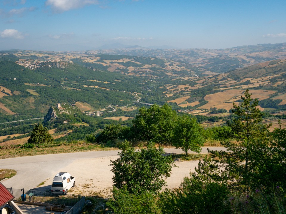 Area camper di Oratino