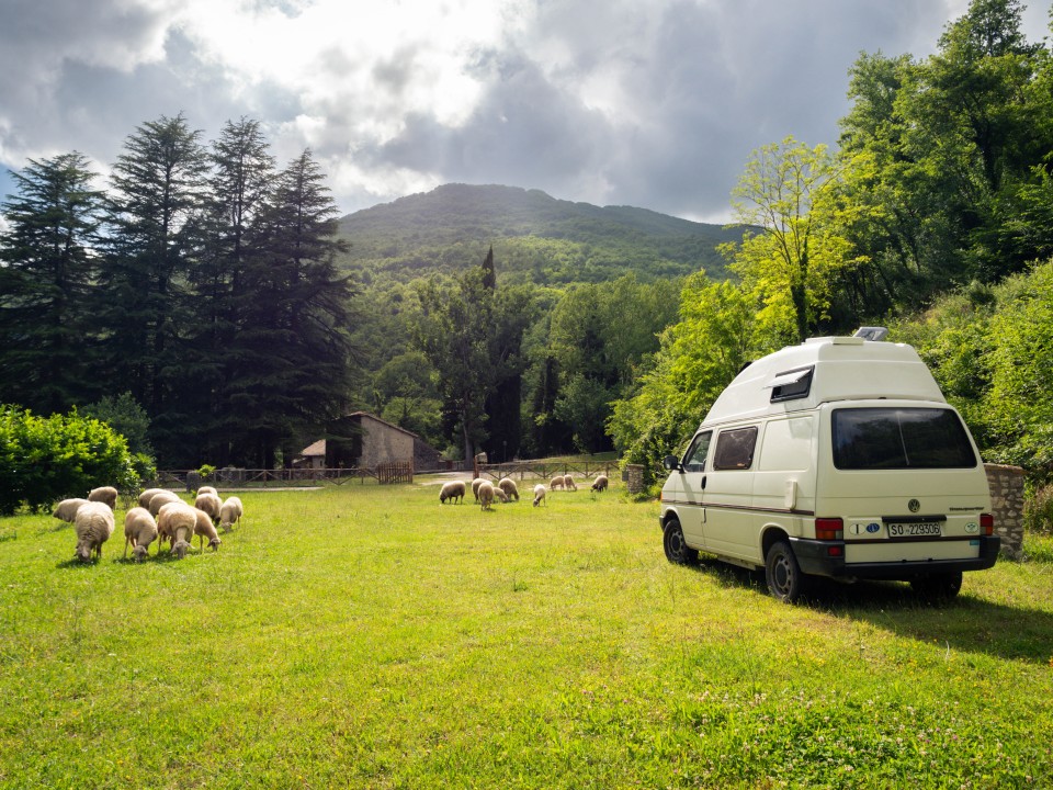 Area camper di Percile