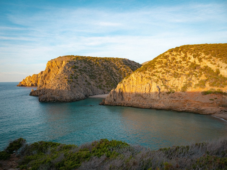 Sa Caletta al tramonto