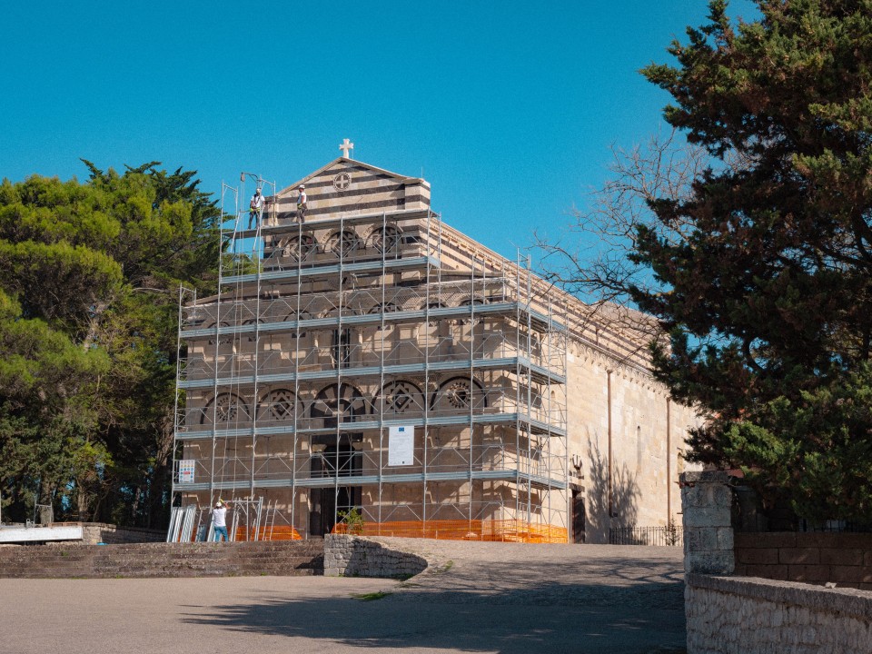 Facciata del Monastero San Pietro di Sorres