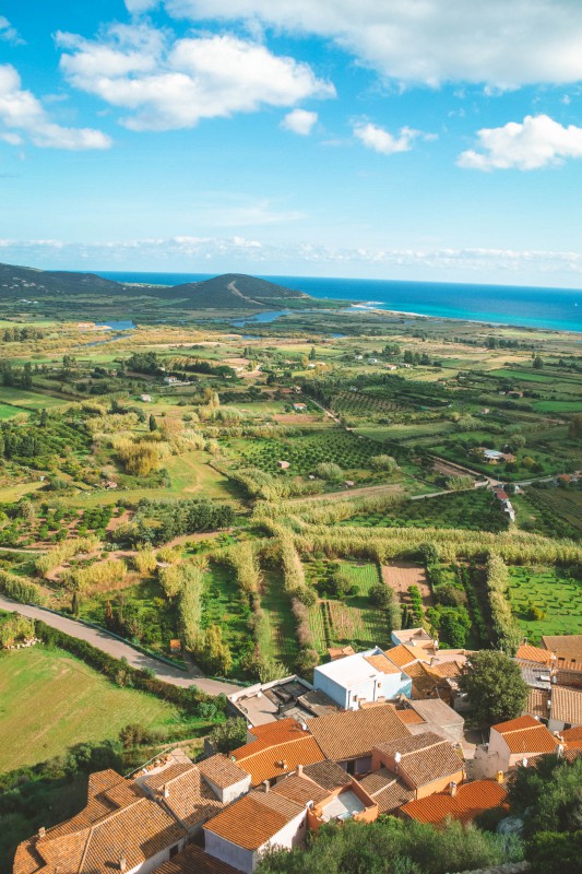 Panorama dal Castello della Fava