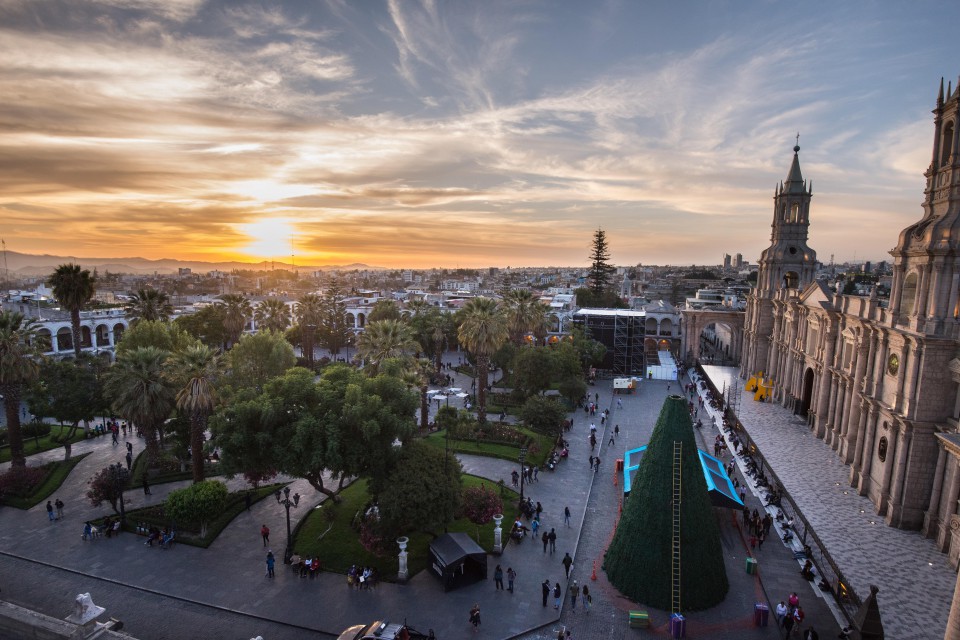 Piazza principale di Arequipa