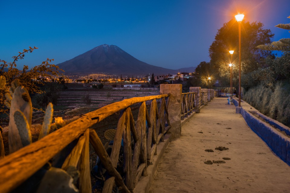 Vulcano Misti visto da Arequipa