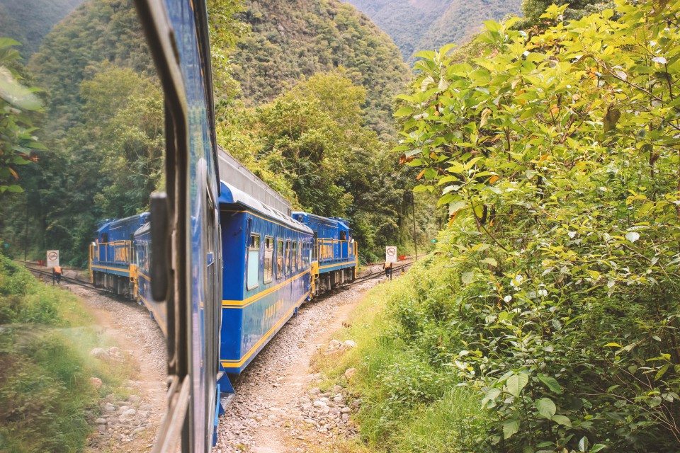 Treno da Hidroeléctrica ad Aguas Calientes