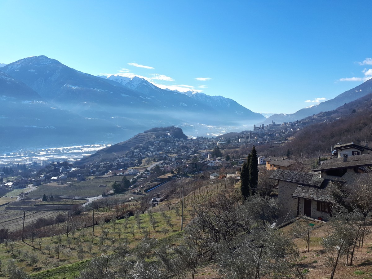 Ponte - Poggiridenti sulla Via dei Terrazzamenti