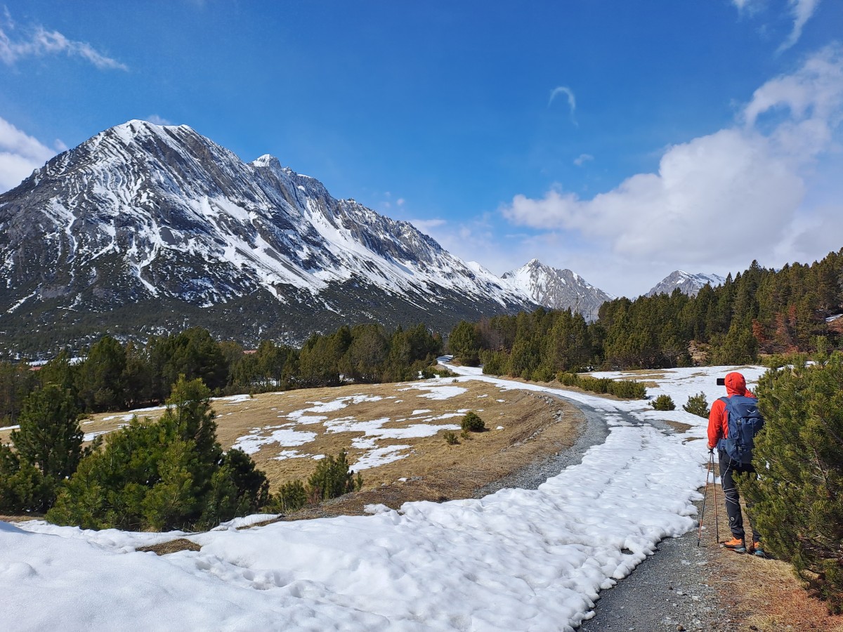 L'arrivo ai laghi di Cancano