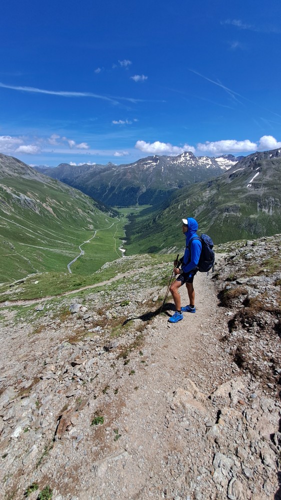 Discesa - vista sulla valle verso Livigno