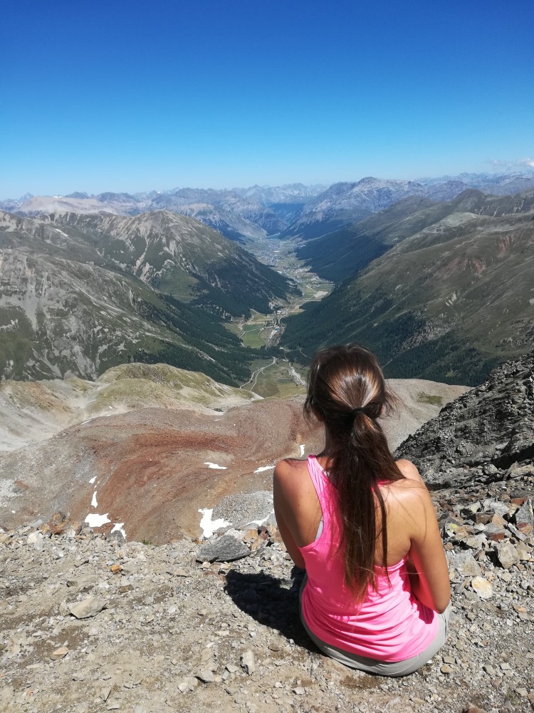 Sulla cima del Monte Vago