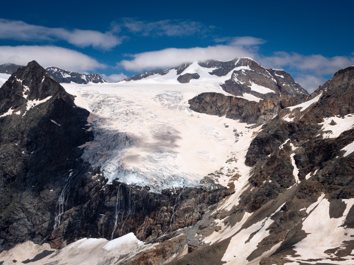 Ghiacciaio Fellaria visto dalla Cima Fontana